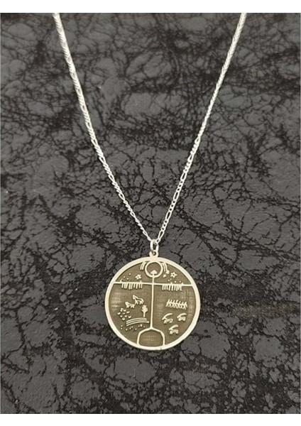 Şaman Kam Davulu Indirme 925 Ayar Gümüş Sevgiliye,anneye,arkadaşa Hediye Kolye modelleri