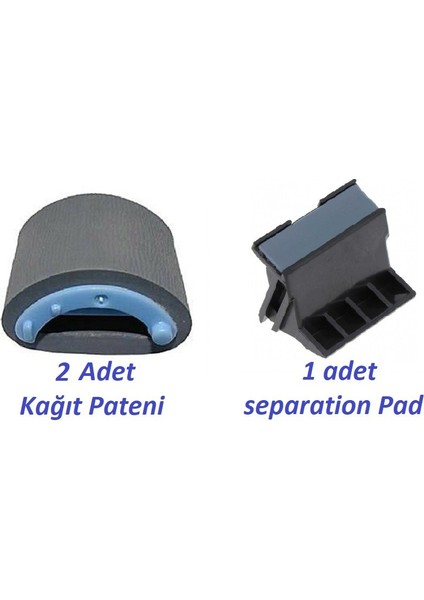 Yazıcı Kağıt Pateni Hp 1010/1018/1020 2 Adet Paten+1 Adet S. Pad