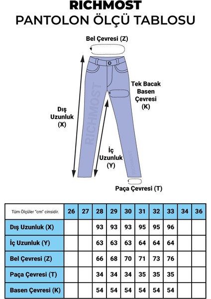 Damla Taşlı ve Paçaları Dikişsiz Bitişli Yüksek Belli Kadın Kot Pantolon Kar Açık Mavi Denim Jean