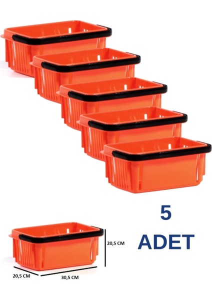 Antelope 7 Litre 5 Li Paket Kozmetik Bijuteri Kırtasiye Hırdavat Sepeti