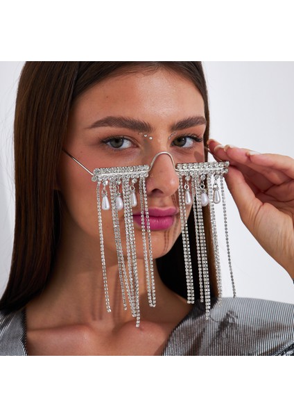 Taşlı Gözlük Rhinstone Glasses fiyatları