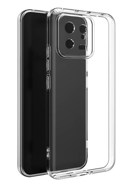 Xiaomi Mi 13 Kamera Korumalı Şeffaf Sheer Premium Silikon Kılıf