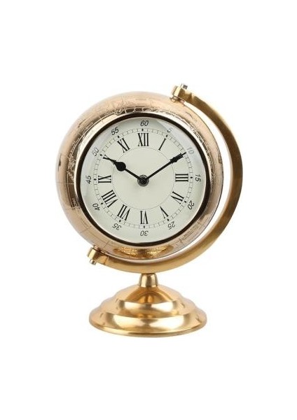 Lucky Art Gold Büyük Dünya Saat 31 cm