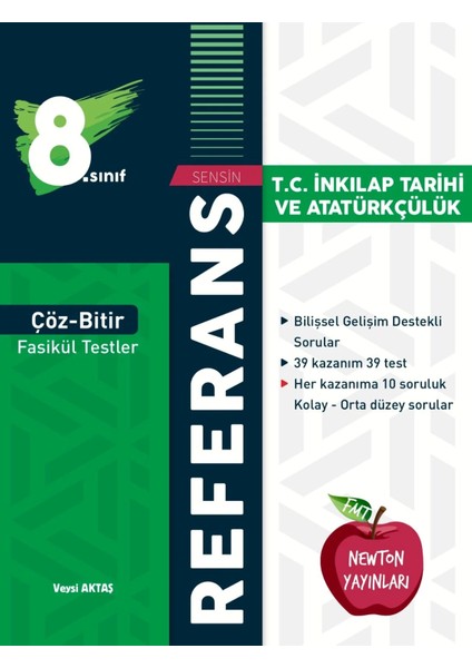 LGS 8. Sınıf Referans Çöz Bitir Fasikül Testler T.C. İnkılap Tarihi ve Atatürkçülük