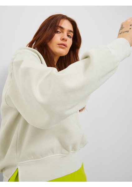 Kadın Bisiklet Yaka Sweatshirt 12241329