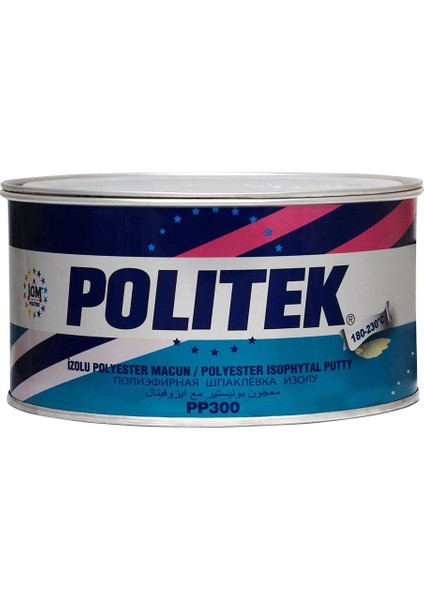 Isıya Dayanıklı Izolu Polyester Macun 500 Gr. - PP300