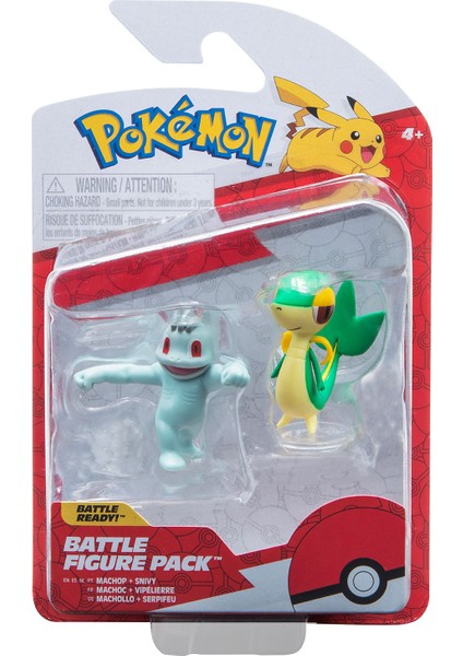 Battle Figürler Seri 14 - Machop + Snivy