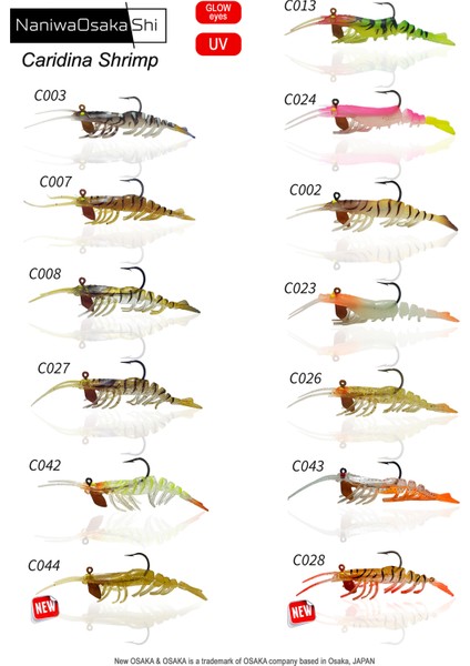 Naniwa Osaka Shi Baby 7,62 cm 6,5 Gram Silikon Karides fiyatları