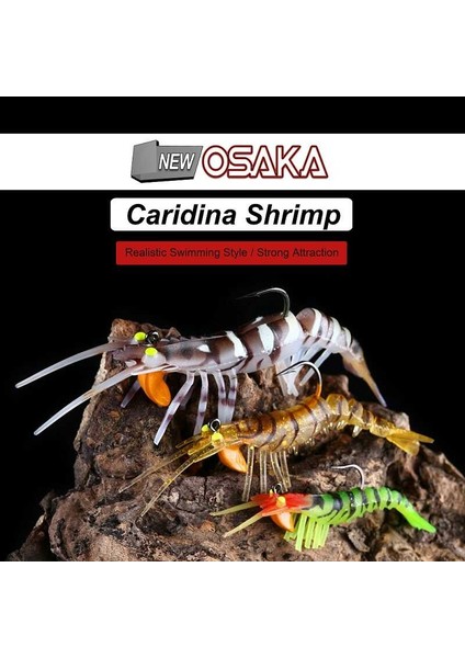 Naniwa Osaka Shi Baby 7,62 cm 6,5 Gram Silikon Karides modelleri