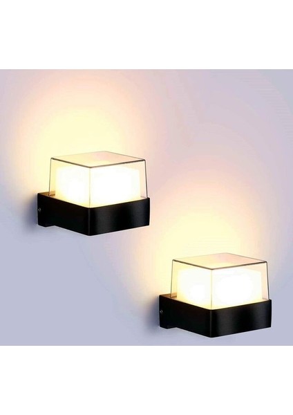 6 Watt Gün Işığı Ledli Dış Mekan Bahçe Teras Balkon Kamelya Veranda Apliği Bahçe Duvar Armatür fiyatları