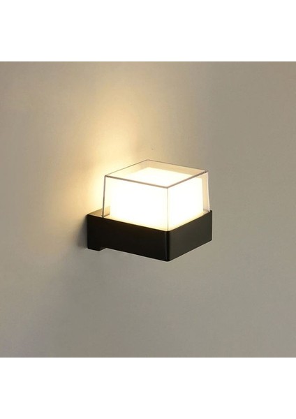 6 Watt Gün Işığı Ledli Dış Mekan Bahçe Teras Balkon Kamelya Veranda Apliği Bahçe Duvar Armatür modelleri