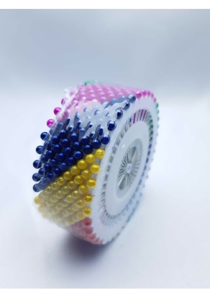 Plastik Başlı Toplu Iğne,eşarp, Türban Iğnesi (480 Adet)
