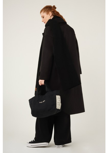 Kolu Apolet Detaylı Kaban Siyah modelleri