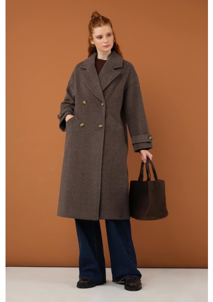 Kolu Apolet Detaylı Kaban Kahve