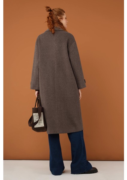 Kolu Apolet Detaylı Kaban Kahve fırsatları