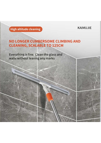 50CM Yeni Uzun Saplı Silikon Tuvalet Cam Fayans Zemin Silecek modelleri