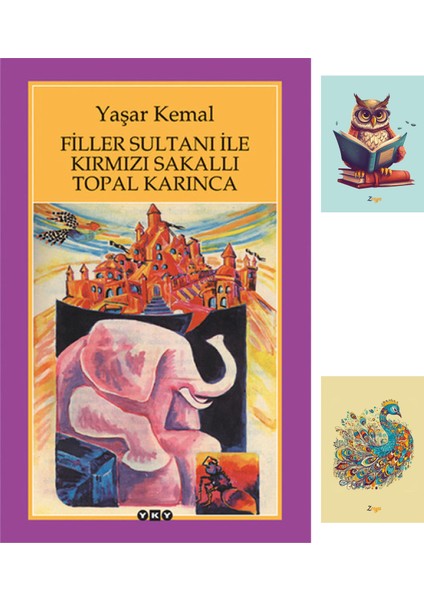 Filler Sultanı ile Kırmızı Sakallı Topal Karınca - Yaşar Kemal + Not Defterli seti