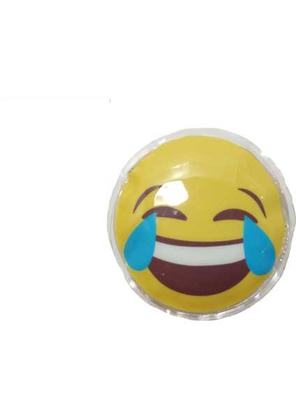 GÜLEN EMOJİ ŞEKİLLİ CEP SOBASI EL ISITICI,SICAK SU TORBASI PVC 9cm
