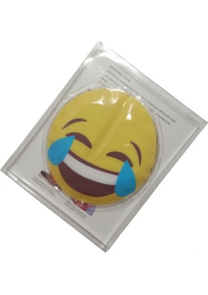 GÜLEN EMOJİ ŞEKİLLİ CEP SOBASI EL ISITICI,SICAK SU TORBASI PVC 9cm
