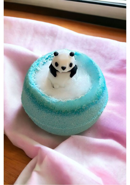 Panda Bath Bomb - Köpüren Kokulu Banyo Topu - 1 Adet 110 - 120 gr Bath Bomb - Banyo Bombası modelleri