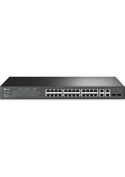 Tp-Link 24PORT T1500-28PCT[TL-SL2428P] 10/100MBPS +4 Port Gbit Smart Poe+ Switch