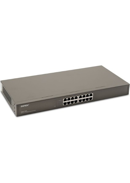 Everest ESW-116P 16PORT 10/100MBPS Metal Rockmount Kasa