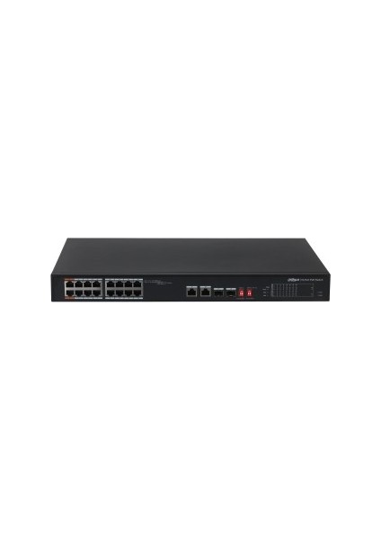 Dahua PFS3218 16ET-135 16 Port 10/100/1000 Poe 2sfp Switch