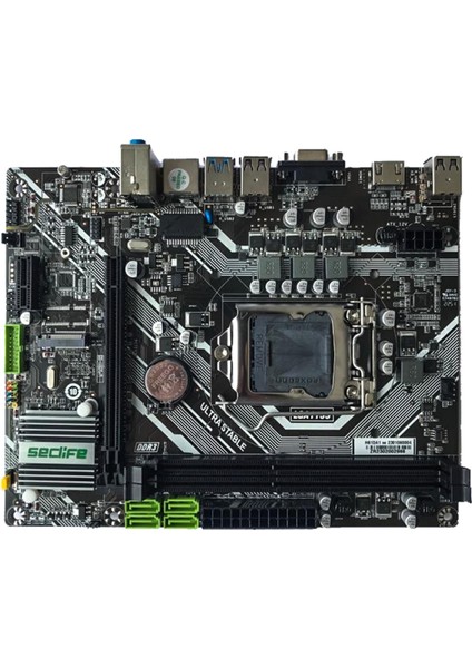 Seclife H61DA1 H61 S+V+L Hdmı M.2 SSD Ddr3 Matx 1155P