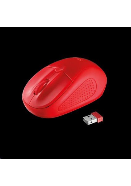 Trust 20787 Primo 1600DPI Kablosuz Kırmızı Mouse