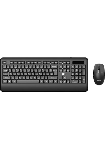 Lenovo Lecoo KW202 Q Türkçe Kablosuz Siyah Klavye + Mouse Seti