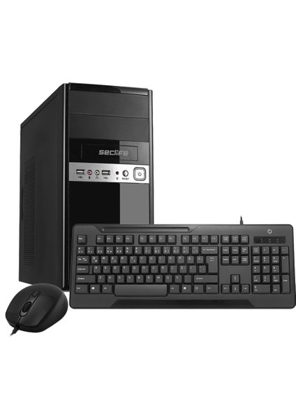 Seclife İ3-4130 8gb 240GB SSD Dos Masaüstü Pc