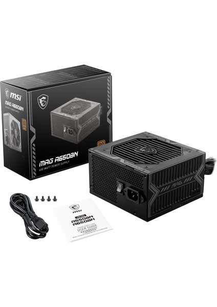 Msı Mag A650BN 650W 80+Bronze 120MM Fan Power Supply