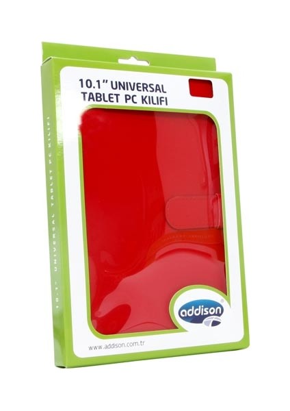 Addıson IP-310 Kırmızı 10.1'' Üniversal Standlı Tablet Pc Kılıfı