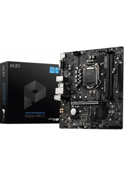 Msı B560M Pro-E Ddr4 S+V+Gl 4800(OC)MHZ HDMI M.2 M 1200P (Matx)