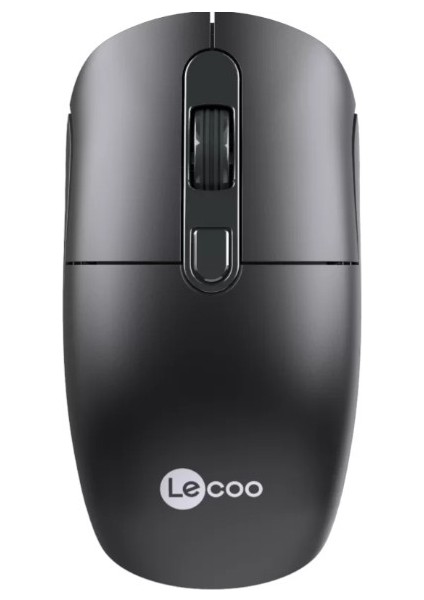 Lenovo Lecoo M2001 Nano Alıcılı Kablosuz 16000DPI Siyah 4 Tuş Mouse