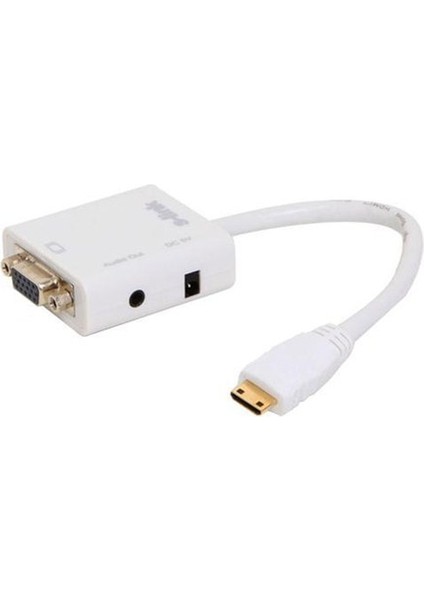 S-Link SL-MHVS15 Mini HDMI To Vga+Audio Çevirici