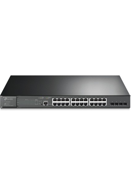 Tp-Lınk Omada Proje, TL-SG3428MP, 24 Port, Gigabit, Metal Kasa, 24 Port Poe, 384W, +4port Gigabit Sfp, Yönetilebilir, Rackmount Switch