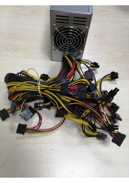 Hiport Maxpower 2000W 1x 20+4pin 3x Ide 6x Sata 16X 6+2p Mining Psu