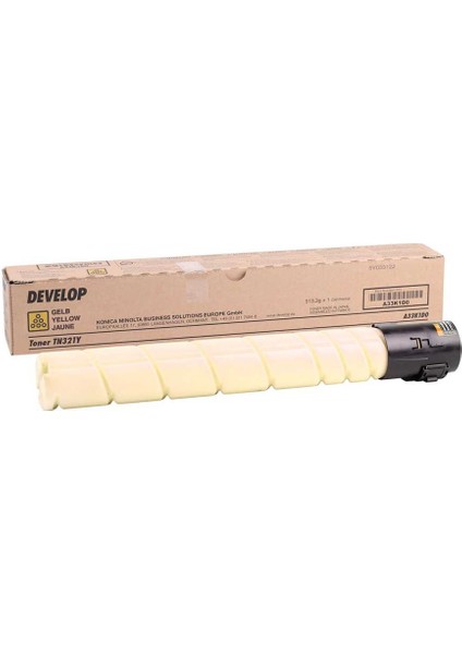Develop TN-321Y Yellow Sarı Orjinal Fotokopi Toneri Ineo +224-284-364 25.000 Sayfa