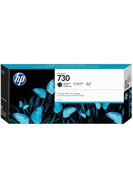 Hp 730 Matte Black Mat Siyah 300 ml Plotter Kartuşu P2V71A