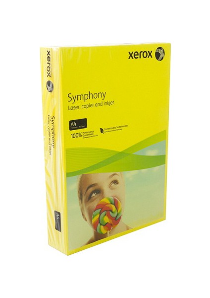 Xerox 3R93975 A4 Symphony Sarı 80GR