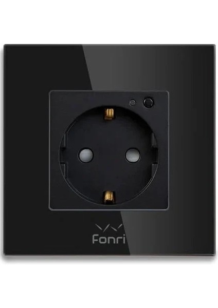 Fonri WF3-EL3-0401-04 Wıfı Akıllı Duvar Prizi Siyah