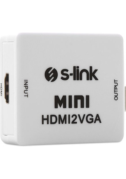 S-Link SL-HVC10 HDMI To VGA + Audio Çevirici