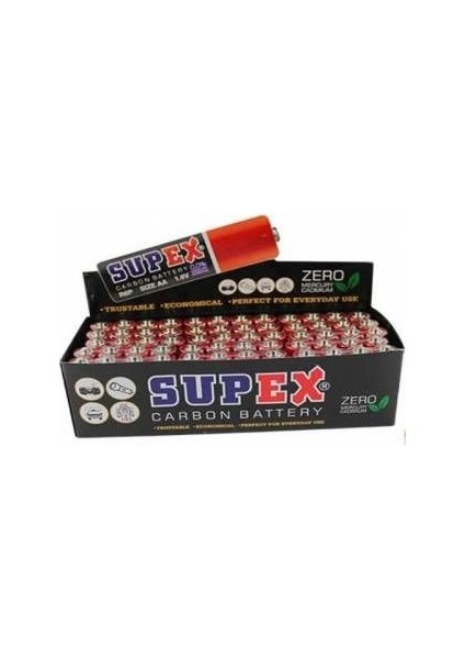 Supex Aa Kalem Pil 60 Adet