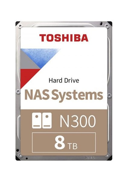 Toshıba 3.5 N300 8tb 7200RPM 128MB Sata3 Nas HDD HDWG480UZSVA