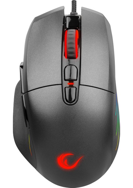 Rampage SMX-R650 Score USB Siyah 10000 Dpi Rgb Gaming Mouse