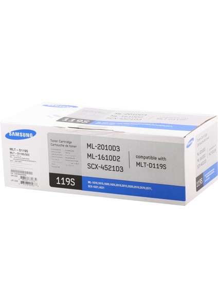 Samsung D119S Black Siyah 2.000 Sayfa Toner SU864A