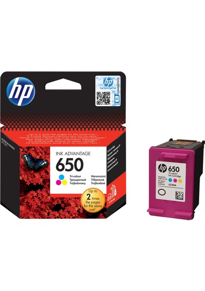 Hp 650 Color Renkli Kartuş CZ102AE