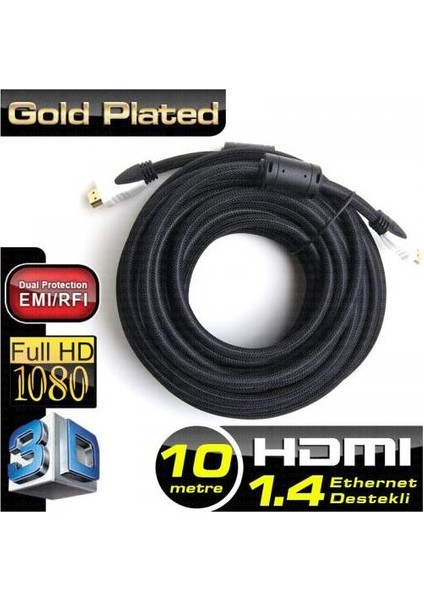 Dark Dark DK-HD-CV14L1000 10MT HDMI V1.4 3D Led-Lcd-Ps3 Kablo