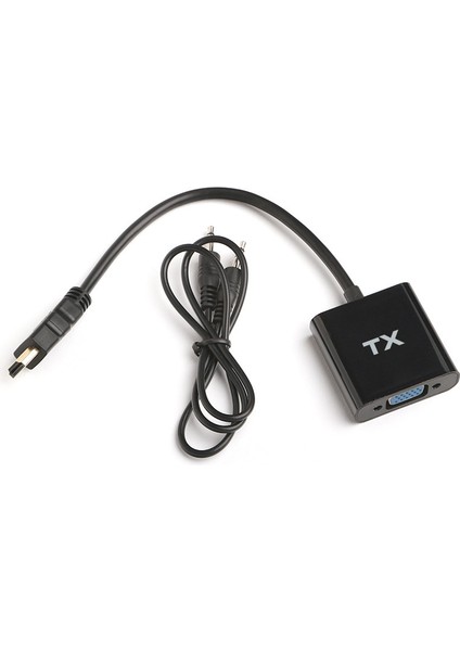 Tx HDMI To VGA ve Ses Aktif Dijital-Analog Dönüştürücüsü